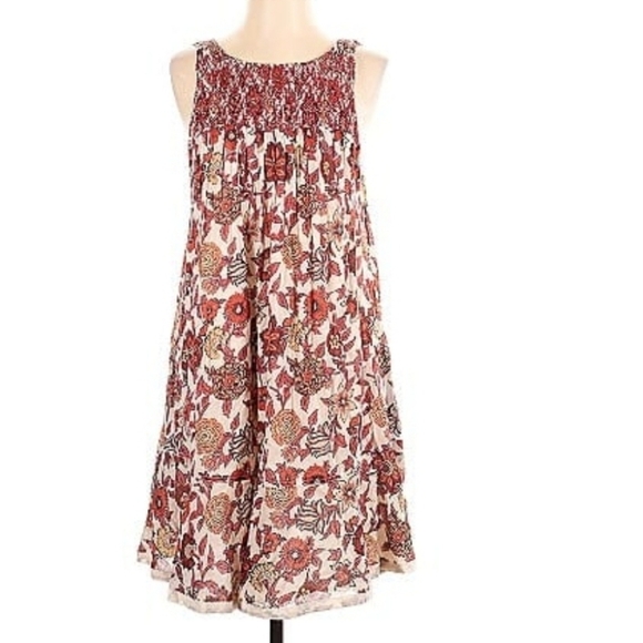 Free people floral mini dress or flowey top - Picture 1 of 15